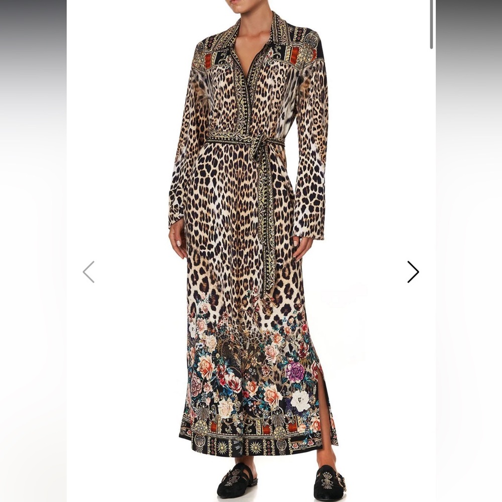 Camilla Call of The Cathedral Jersey Shirt Dress NWT XS
